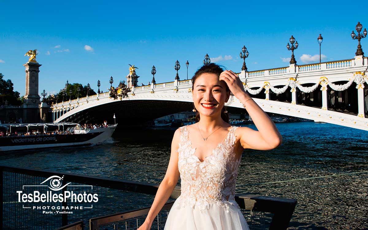 新娘巴黎婚纱照, 新娘巴黎个性写真照