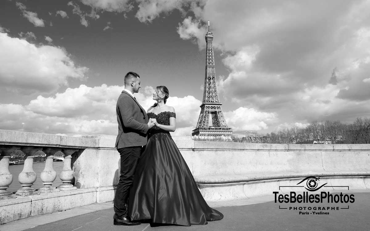 Séance photo Paris en extérieur, séance lifestyle photos pour couple à Paris