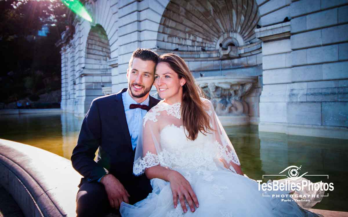 Photo mariage Paris, shooting couple mariage à Paris Montmartre