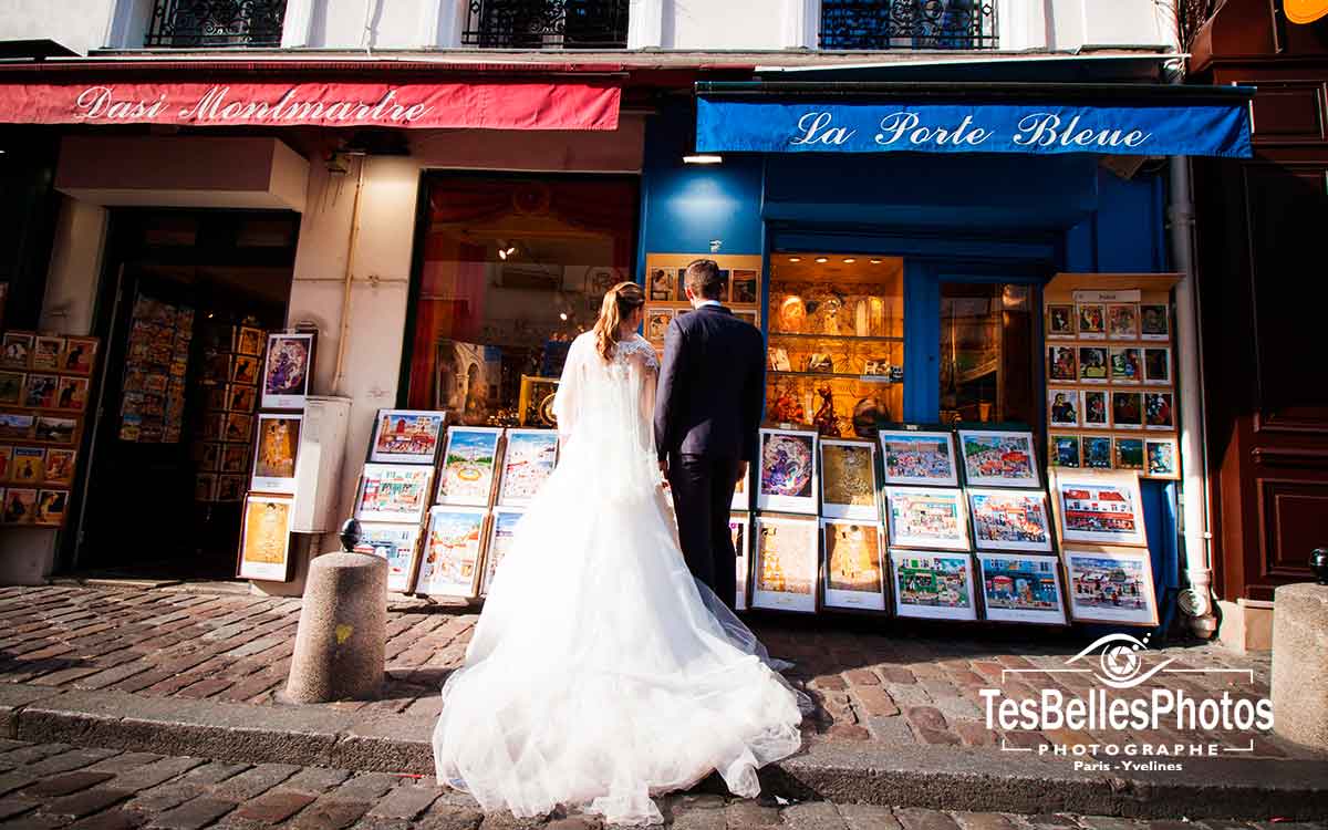 Séance photo couple Paris Montmartre