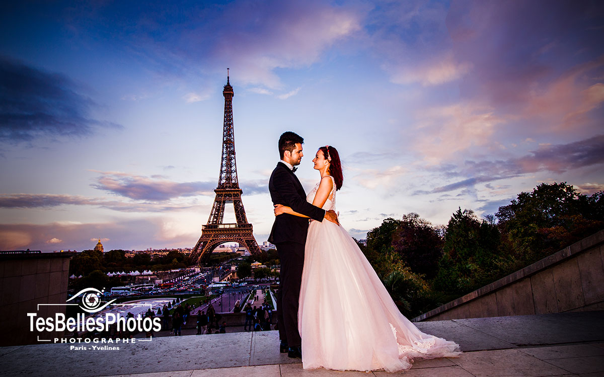 Shooting photo de couple à Paris