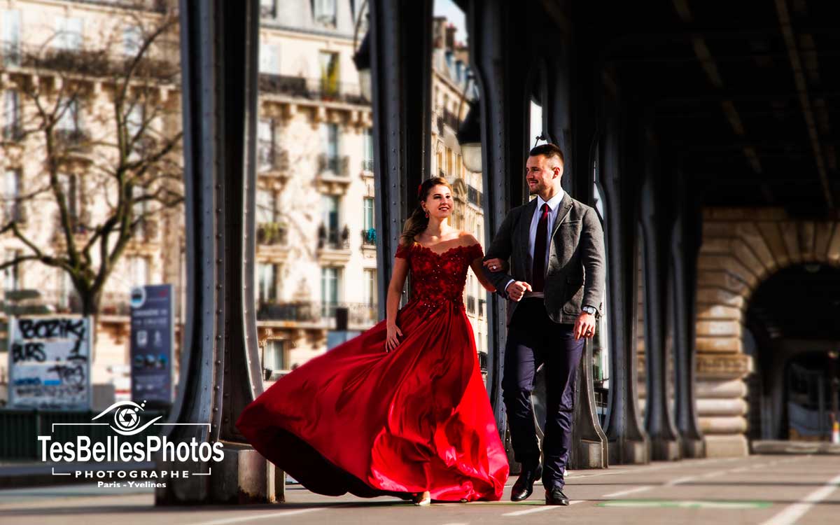 Shooting photo pre wedding Paris, shooting photo couple Paris
