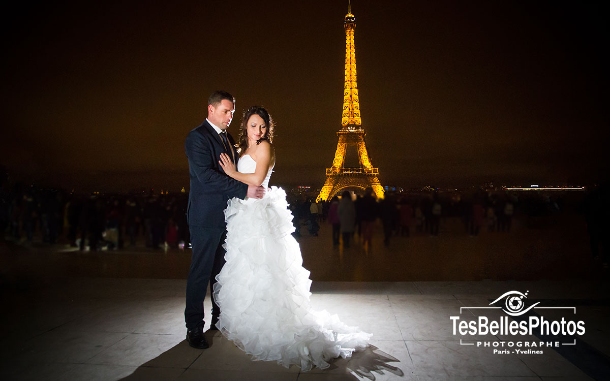 Séance photo de couple Paris By Night